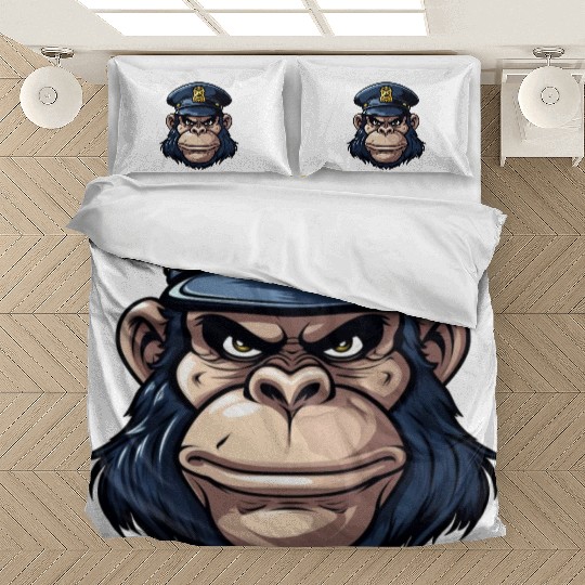 Monkey policeman Bedding Sets
