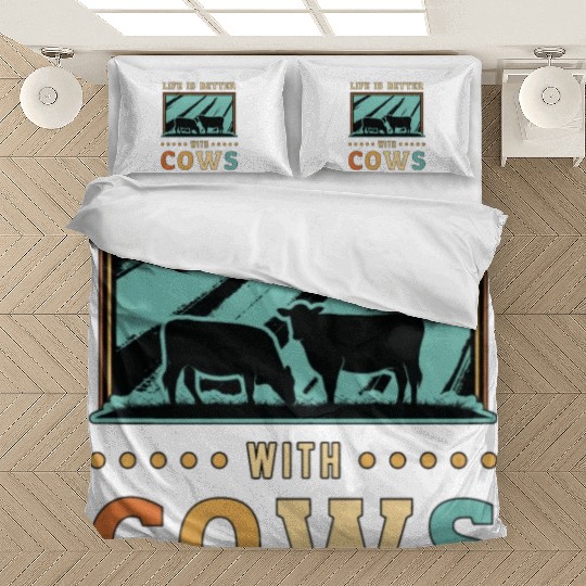 Cattle Farming Life Is Better With Cows Livestock Bedding Sets