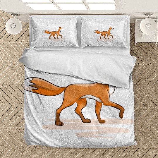 cute red fox Bedding Sets