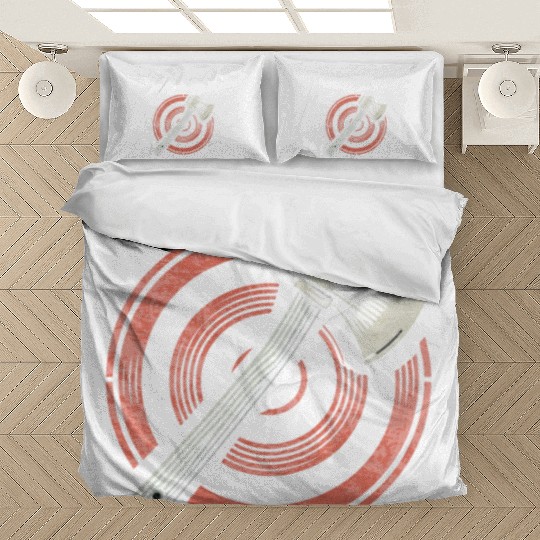 Axe Throwing Axe Thrower Lumberjack Funny Bullseye Bedding Sets