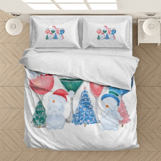 Schneemann Dear Santa I can Explain Funny Bedding Sets