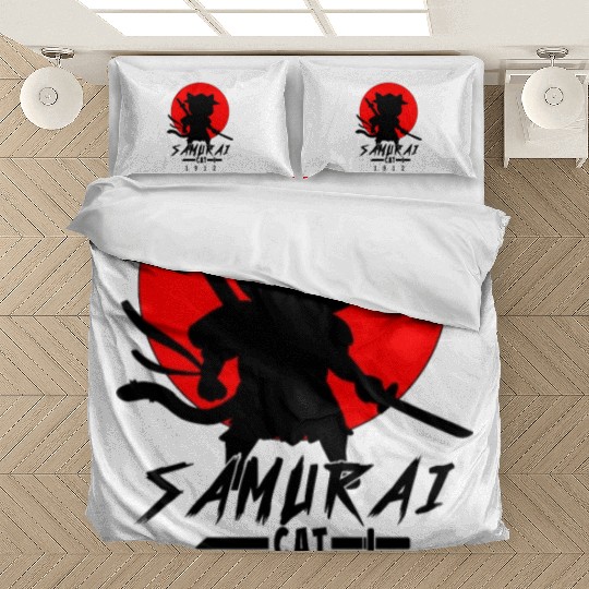 Samurai Cat Bedding Sets