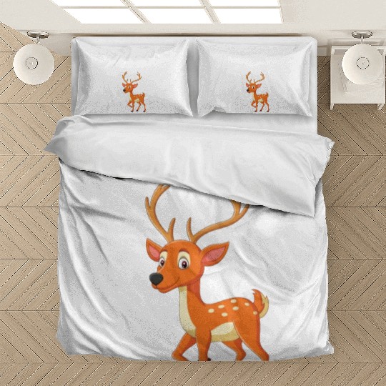 Her Buck His Doe Christmas Couple Bedding Sets Matching