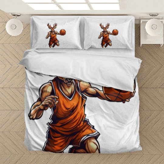 Basketball player deer Bedding Sets
