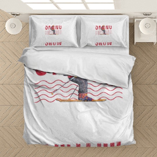Skiers Snowboard Ski Area Bedding Sets