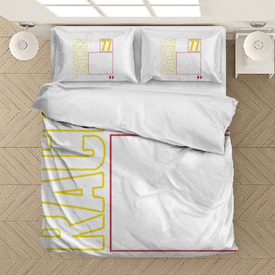 Halloween Bedding Sets, Racer 77 Checked Flag Design Bedding Sets