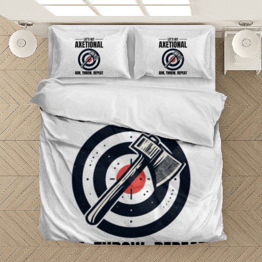 Axetional Axe Throwing Bullseye Aim Throw Repeat Bedding Sets