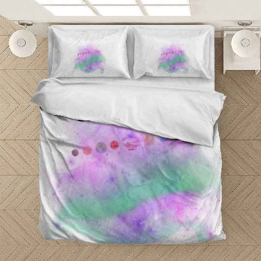 Music Space Cat Bedding Sets