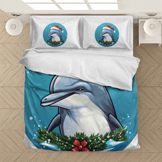 Dolphin Christmas Bedding Sets