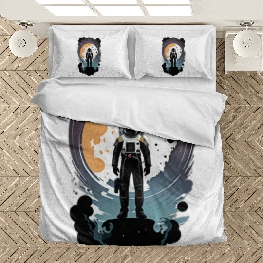 astronauts enter the space dimension Bedding Sets