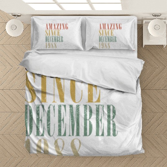 December 1988 Anniversary December 1988 December Bedding Sets