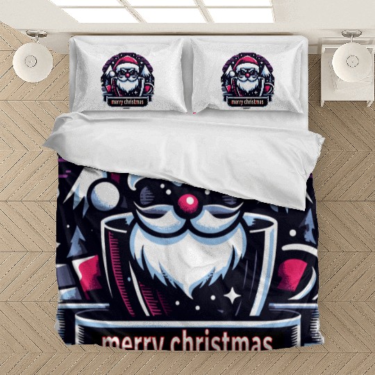 Christmas Is Coming: Santa's Candy Cane Throne Ext Bedding Sets