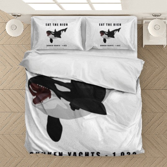 Eat The Rich - Orca Revolution Bedding Sets