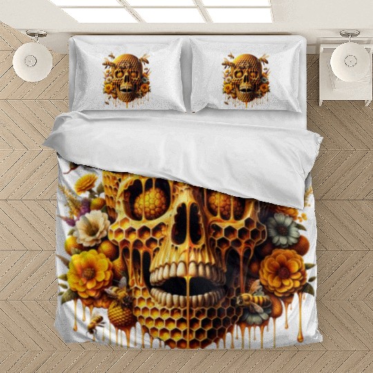 Sweet Life Skull Bedding Sets Honeycomb Haven Bumblebee