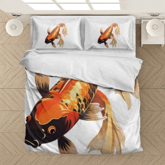 Koi Fish Japanese Carp Pond Bedding Sets