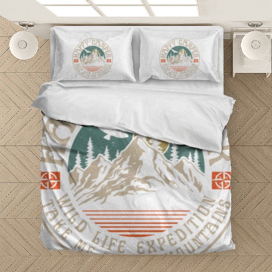 HAPPY CAMPER VINTAGE MOUNTAINS Bedding Sets