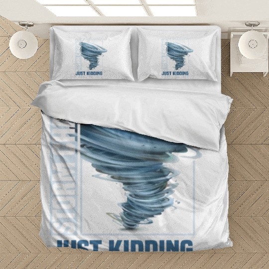 Storm chaser gift idea | Tornado meteorologists Bedding Sets