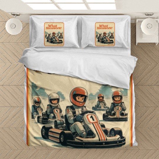 What Homework? It’s Race Day! Bedding Sets