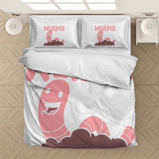 Ask Me About Worms Worm Farmer Bedding Sets