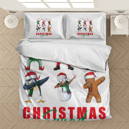 Matching family christmas squad Bedding Sets