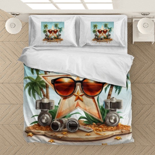 A charming kawaii style Hollywood Walk Bedding Sets