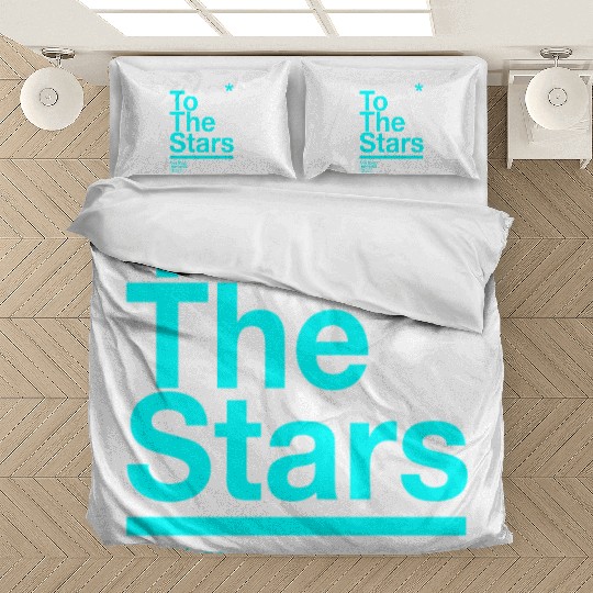To The Stars Light Blue Bedding Sets