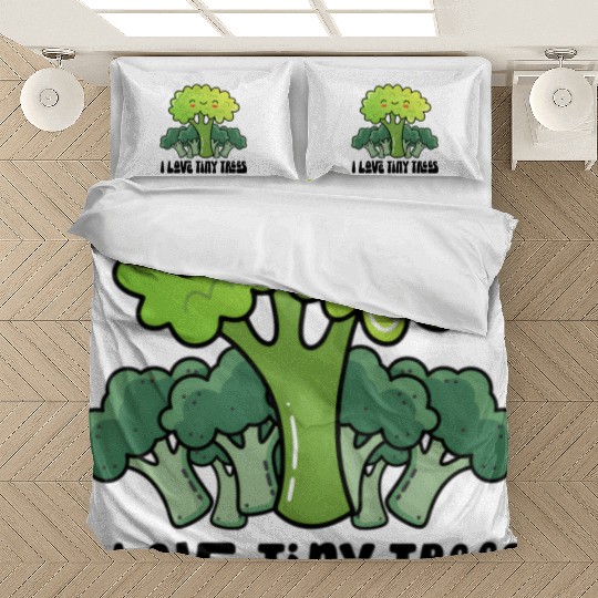 Broccoli I Love Tiny Trees Bedding Sets