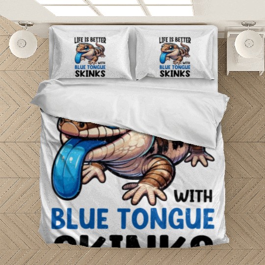 Lizard Collector Reptile Lover Blue Tongue Skink Bedding Sets
