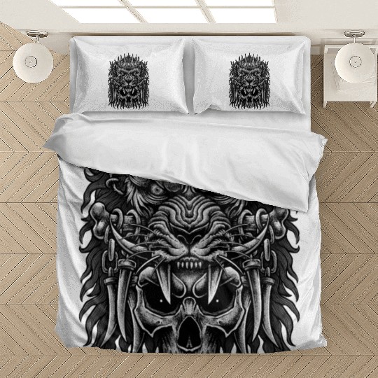 skull king lion Bedding Sets