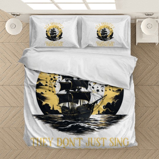 Sailors Sea Shanty Singing Ship Adventures Bedding Sets