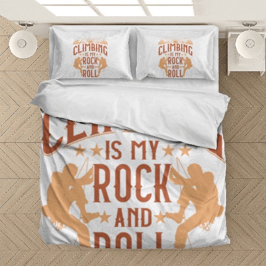 Climbing is my 'rock' and roll Bedding Sets