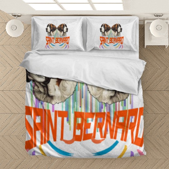 Saint Bernard Dog Dad - Saint Bernard Dad b Bedding Sets