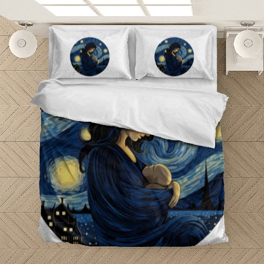 Breastfeeding Starry Night Bedding Sets Motherhood
