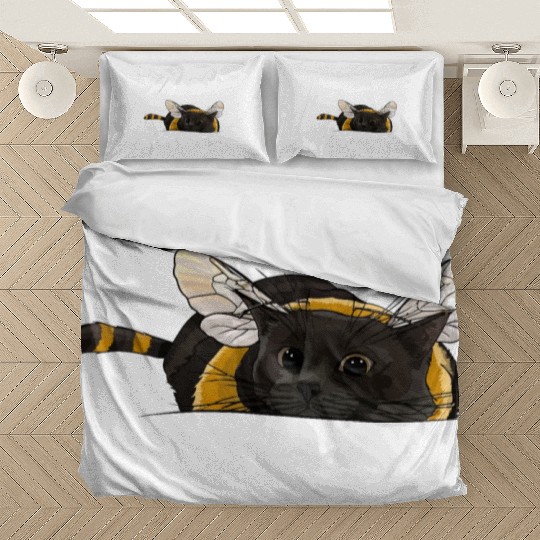 Fuzzy Little Bumblebee Kitty Bedding Sets