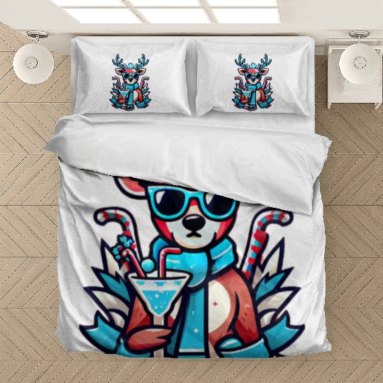 cool reindeer Bedding Sets