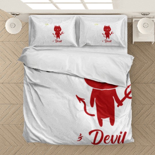 Angel And Devil Cat Bedding Sets