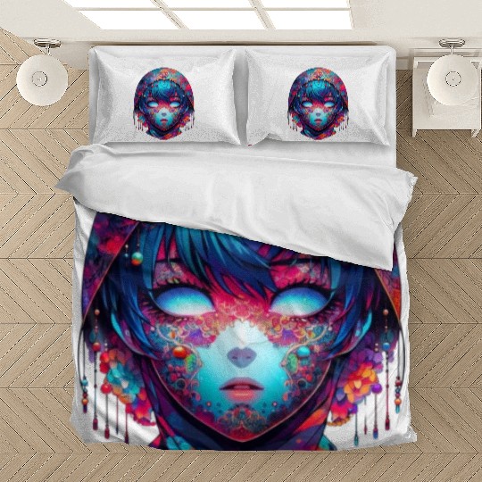 Enchanting Elegance: Vibrant Artistry Bedding Sets