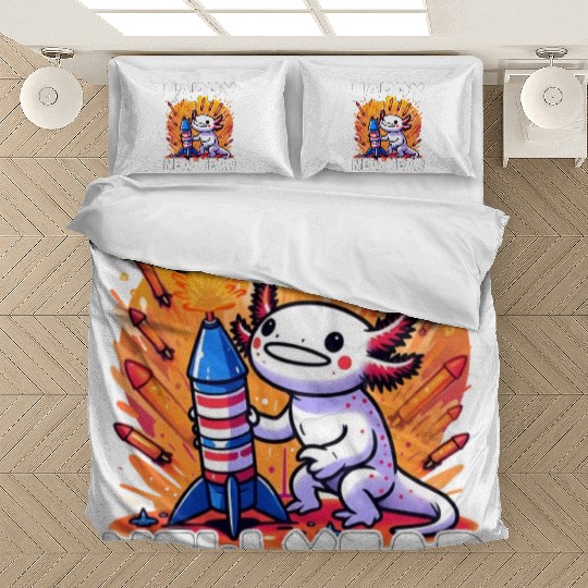 Axolotl Happy New Year Bedding Sets