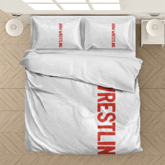 Arm Wrestle US Flag Arm Wrestling US Flag Bedding Sets