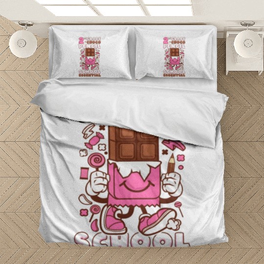 Back To School 2Nd Grade Chocolate School Bedding Sets