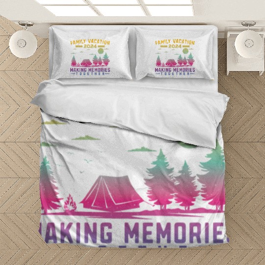 Summer Family Vacation Making Memories Bedding Sets