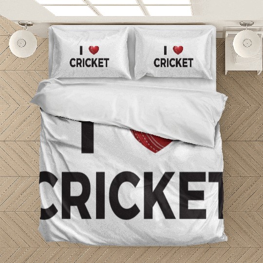 I Love Cricket Bedding Sets