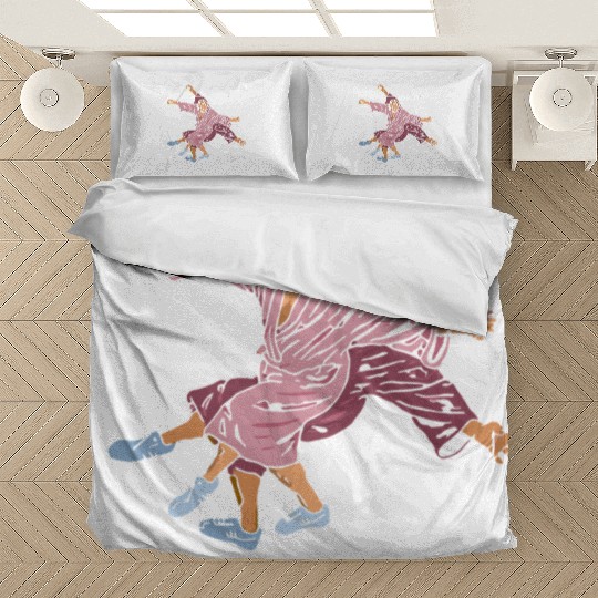 Vitruvian Dude - Big Lebowski Yoga Pose Bedding Sets