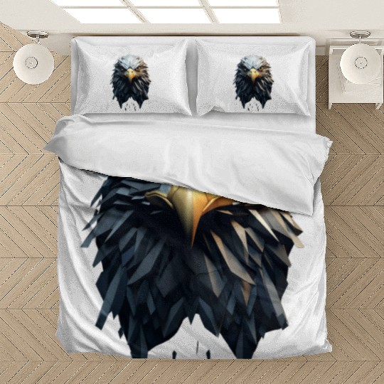 Geometric Eagle Animation Bedding Sets