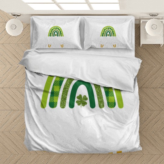 Luckiest Mom Ever Family St Patrick's Day Bedding Sets