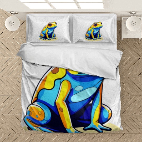 Golden Poison Frog Illustration Bedding Sets