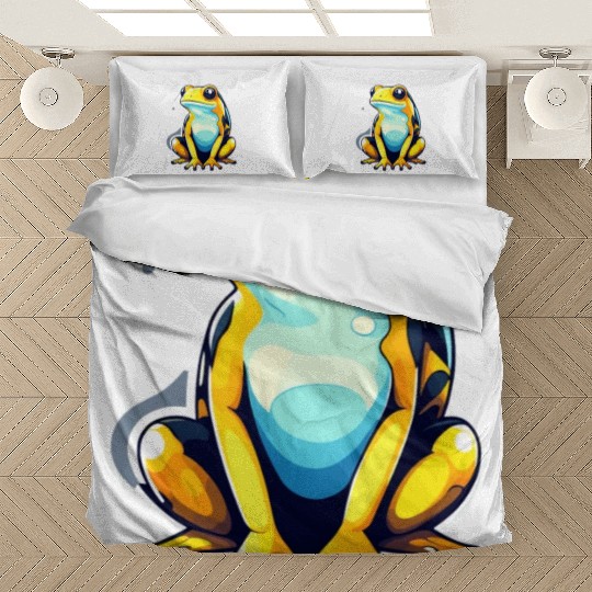 Golden Poison Frog Illustration Bedding Sets