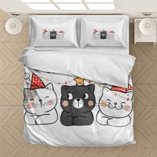 Santa paws is coming to town Bedding Sets
