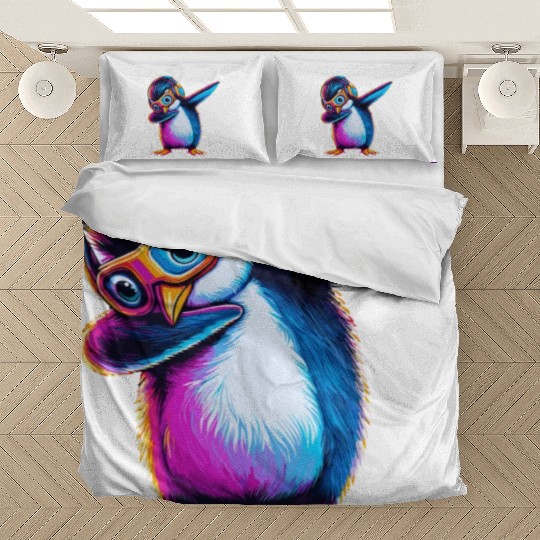 Dabbing Penguin - Hilarious Bedding Sets for Dab Enthusiast