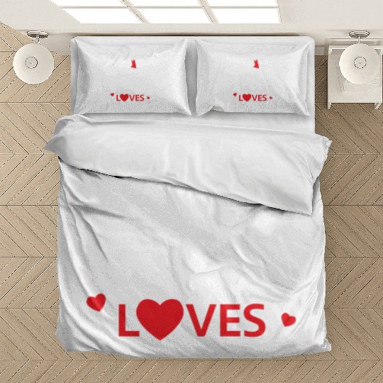 This california girl loves tennis Bedding Sets